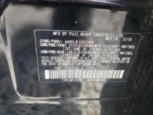 Photo 10 from auction – 2017 SUBARU FORESTER 2 with VIN JF2SJAJC3HH529607