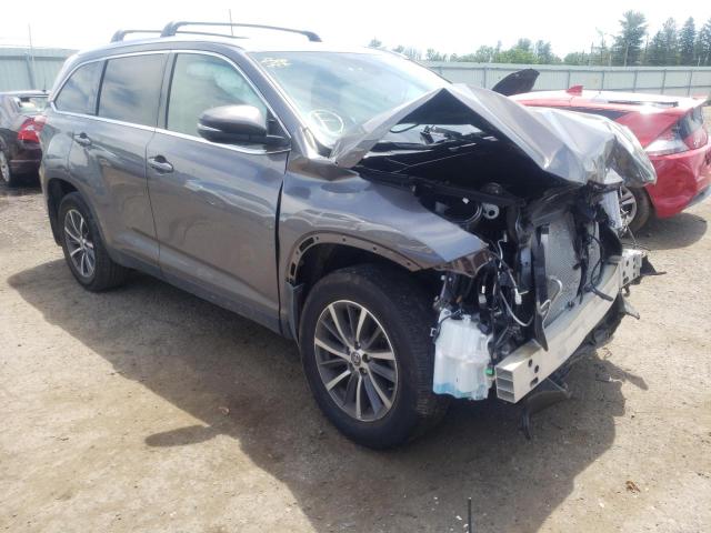 Photo 1 from auction – 2019 TOYOTA HIGHLANDER with VIN 5TDJZRFH1KS702226