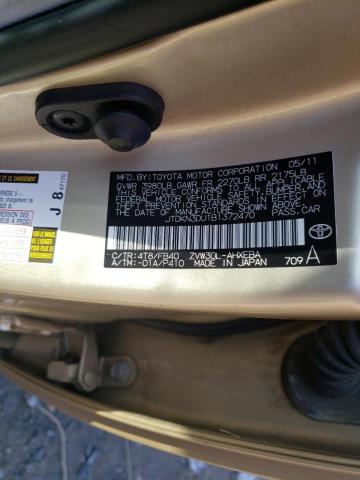 Photo 10 from auction – 2011 TOYOTA PRIUS with VIN JTDKN3DU1B1372470