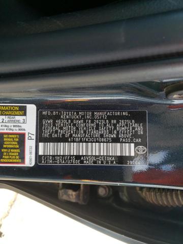 Zdjęcie 10 z aukcji – 2012 TOYOTA CAMRY BASE z VIN 4T1BF1FK3CU108675