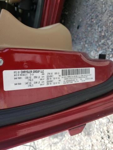 Photo 10 from auction – 2014 DODGE GRAND CARA with VIN 2C4RDGBGXER412051