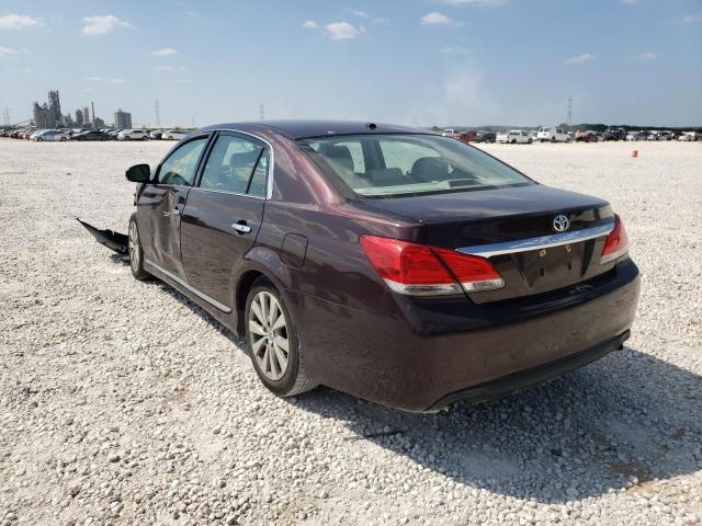 Photo 3 from auction – 2012 TOYOTA AVALON BAS with VIN 4T1BK3DBXCU459061