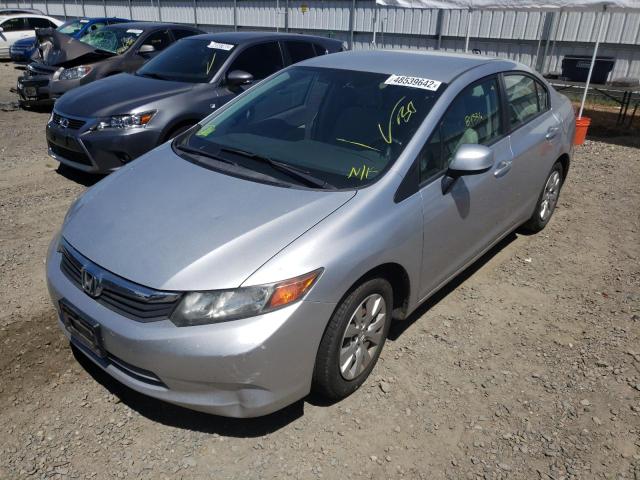 Photo 2 from auction – 2012 HONDA CIVIC LX with VIN 2HGFB2F52CH304922