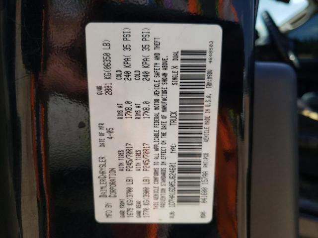 Photo 10 from auction – 2005 DODGE RAM 1500 S with VIN 1D7HA16D05J624601