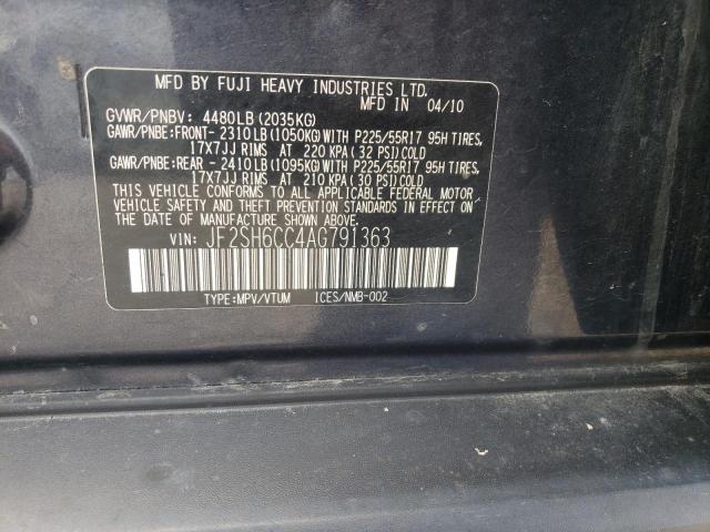 Photo 10 from auction – 2010 SUBARU FORESTER 2 with VIN JF2SH6CC4AG791363