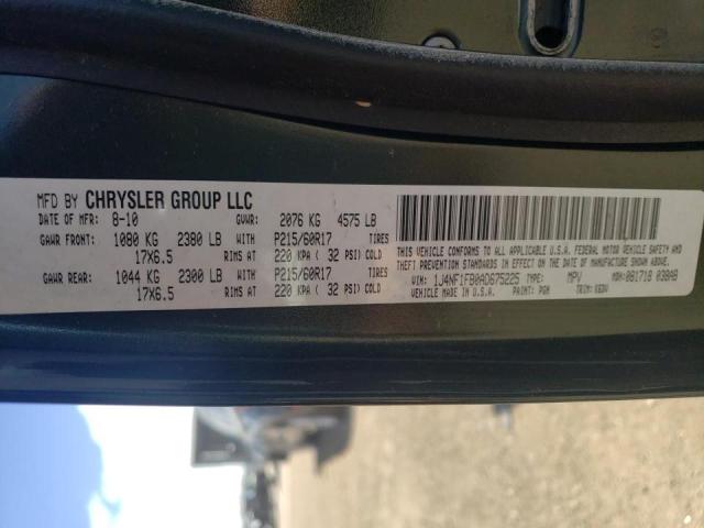 Photo 10 from auction – 2010 JEEP COMPASS SP with VIN 1J4NF1FB0AD675225