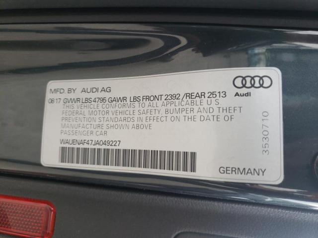 Photo 10 from auction – 2018 AUDI A4 PREMIUM with VIN WAUENAF47JA049227