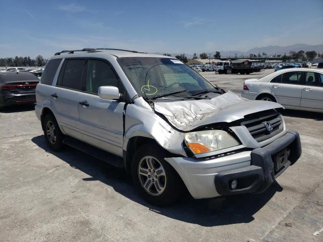 HONDA PILOT EXL 2003 with VIN 2HKYF18623H518828 - Photo from auction