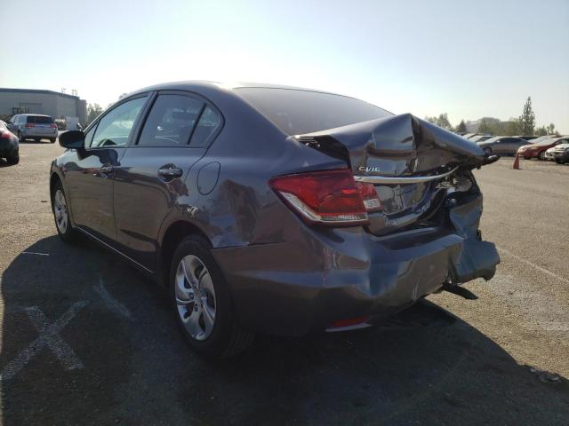 Photo 3 from auction – 2015 HONDA CIVIC LX with VIN 2HGFB2F5XFH543459