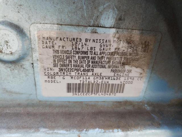 Photo 10 from auction – 2015 NISSAN VERSA NOTE with VIN 3N1CE2CP9FL404870