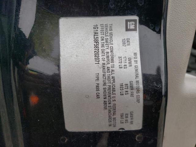 Photo 10 from auction – 2008 CHEVROLET COBALT LT with VIN 1G1AL58F587202071