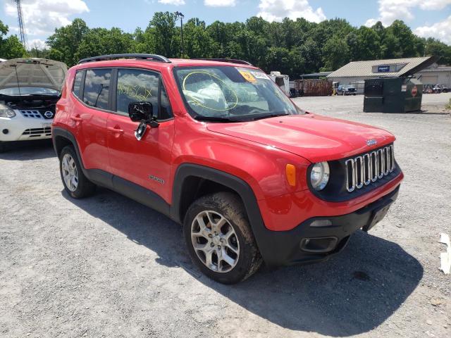 JEEP RENEGADE L 2018 with VIN ZACCJBBB0JPH58761 - Photo from auction