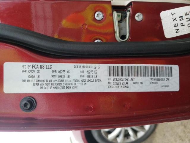 Photo 10 from auction – 2018 CHRYSLER 300 LIMITE with VIN 2C3CCAKG7JH211427