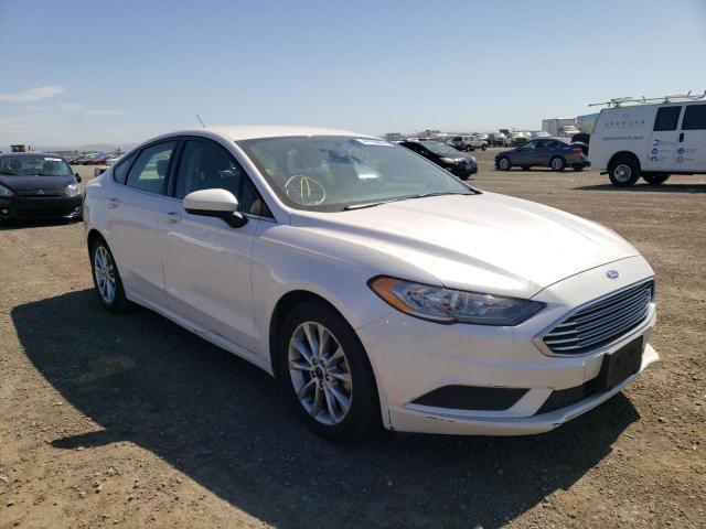 FORD FUSION SE 2017 with VIN 3FA6P0H75HR201188 - Photo from auction