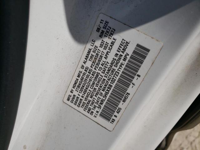 Photo 10 from auction – 2011 HONDA ODYSSEY EX with VIN 5FNRL5H6XBB102723