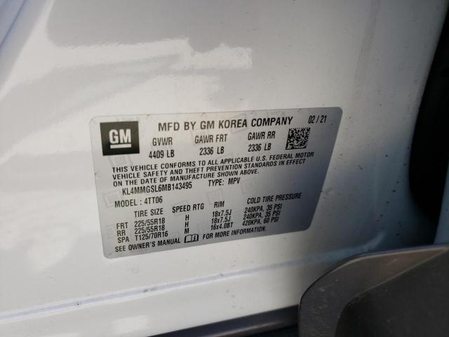 Photo 10 from auction – 2021 BUICK ENCORE GX with VIN KL4MMGSL6MB143495