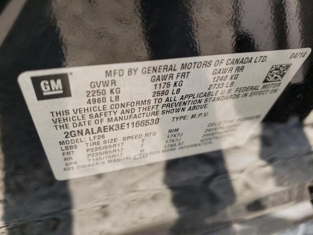 Photo 10 from auction – 2014 CHEVROLET EQUINOX LS with VIN 2GNALAEK3E1166530