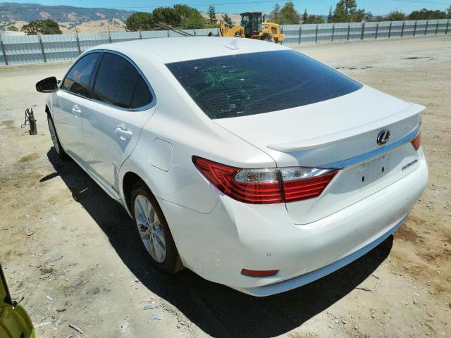 Photo 3 from auction – 2014 LEXUS ES 300H with VIN JTHBW1GG3E2058744
