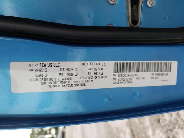 Photo 10 from auction – 2015 DODGE CHARGER R/ with VIN 2C3CDXCT9FH778368