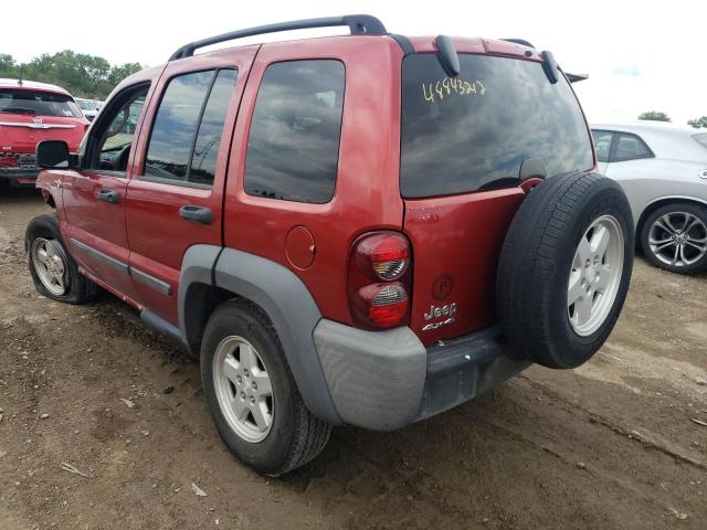 Photo 3 from auction – 2007 JEEP LIBERTY SP with VIN 1J4GL48K47W543355