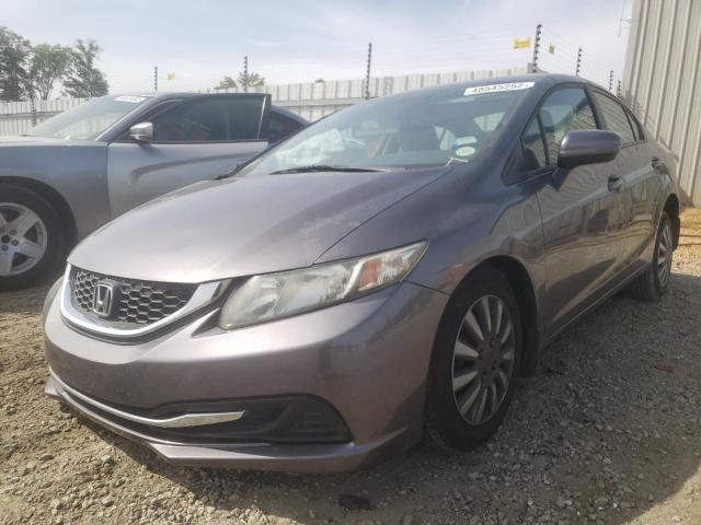 Photo 2 from auction – 2014 HONDA CIVIC LX with VIN 19XFB2F59EE041308