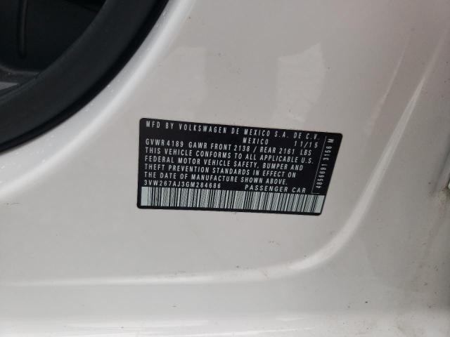Photo 10 from auction – 2016 VOLKSWAGEN JETTA S with VIN 3VW267AJ3GM284686