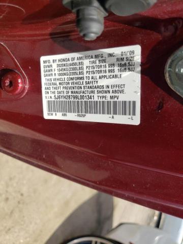 Photo 10 from auction – 2009 HONDA ELEMENT EX with VIN 5J6YH28799L001341