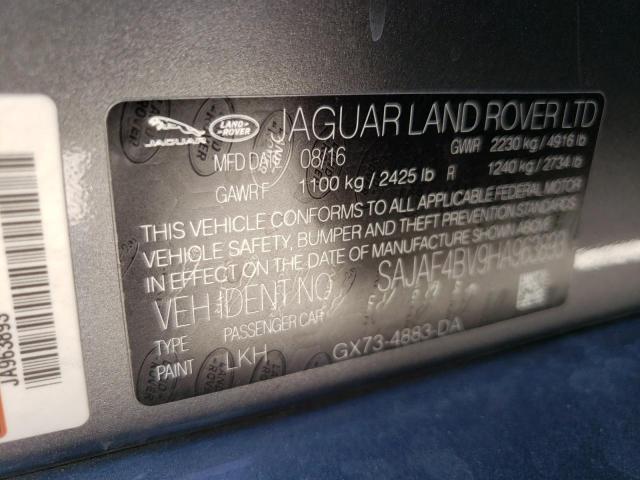 Photo 10 from auction – 2017 JAGUAR XE R - SPO with VIN SAJAF4BV9HA963893
