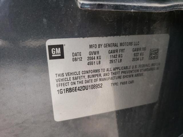 Photo 10 from auction – 2013 CHEVROLET VOLT with VIN 1G1RB6E42DU108952