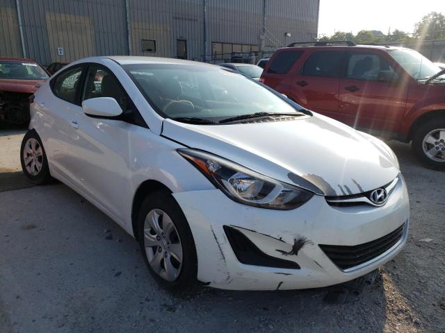 HYUNDAI ELANTRA SE 2016 with VIN 5NPDH4AE2GH776185 - Photo from auction