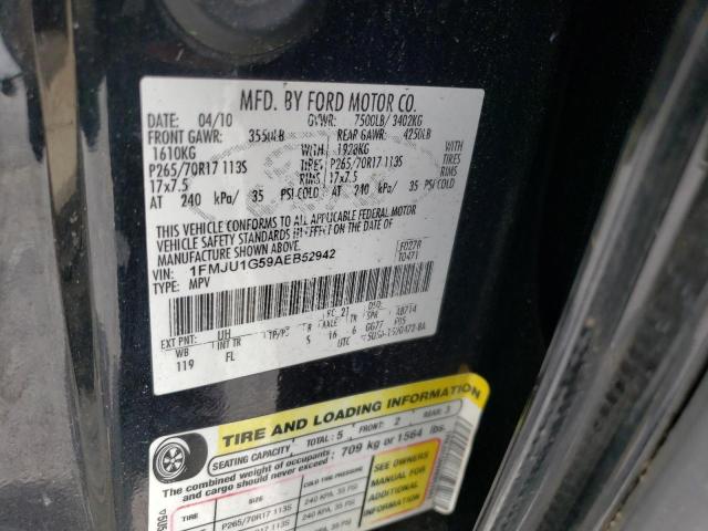 Photo 10 from auction – 2010 FORD EXPEDITION with VIN 1FMJU1G59AEB52942