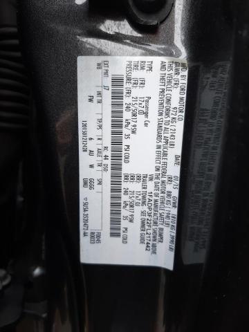 Photo 10 from auction – 2015 FORD FOCUS SE with VIN 1FADP3F22FL217442