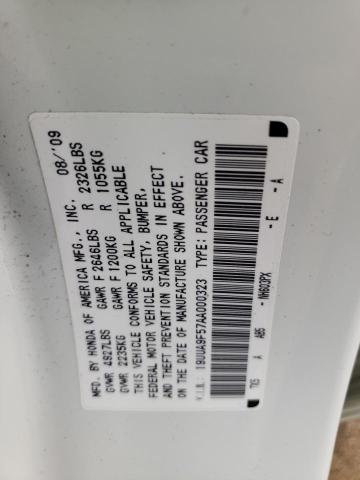 Photo 10 from auction – 2010 ACURA TL with VIN 19UUA9F57AA000323