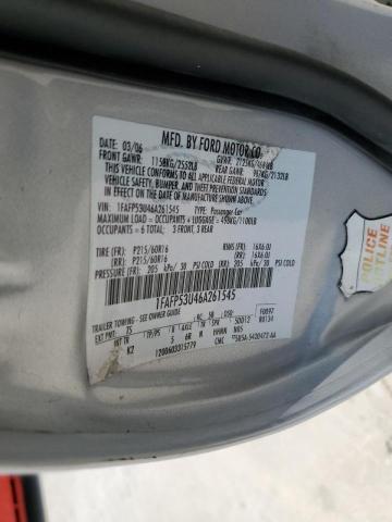 Photo 10 from auction – 2006 FORD TAURUS SE with VIN 1FAFP53U46A261545