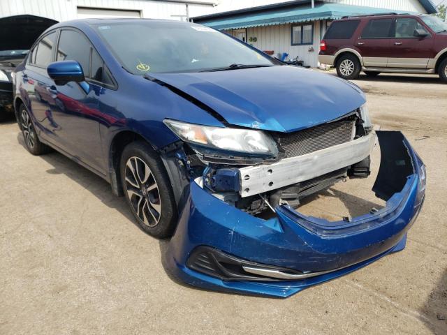 HONDA CIVIC EX 2015 مع رقم تعريف المركبة 19XFB2F84FE058450 - صورة من المزاد