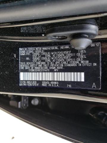 Photo 10 from auction – 2012 TOYOTA HIGHLANDER with VIN 5TDBK3EHXCS174470