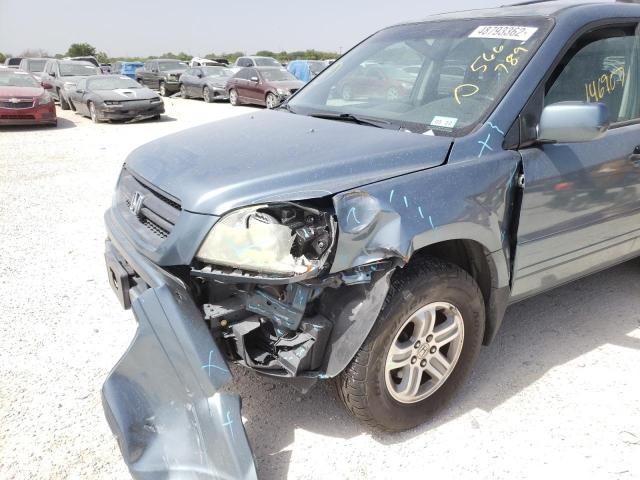 Photo 9 from auction – 2005 HONDA PILOT EXL with VIN 2HKYF18705H566789