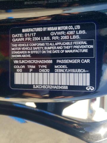 Photo 10 from auction – 2017 INFINITI QX30 BASE with VIN SJKCH5CR2HA034568