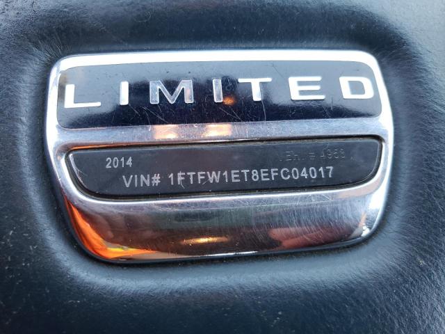 Photo 10 from auction – 2014 FORD F150 SUPER with VIN 1FTFW1ET8EFC04017