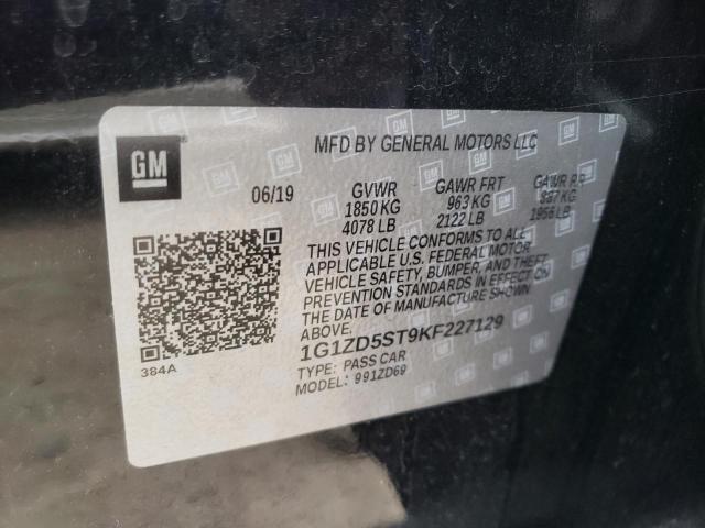Photo 10 from auction – 2019 CHEVROLET MALIBU LT with VIN 1G1ZD5ST9KF227129
