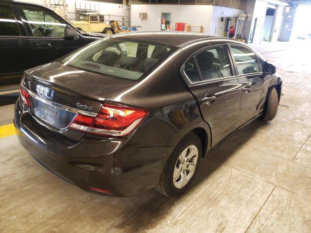 Photo 4 from auction – 2013 HONDA CIVIC LX with VIN 19XFB2F51DE028468
