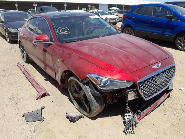 GENESIS G70 PRESTI 2019 with VIN KMTG34LE0KU017656 - Photo from auction