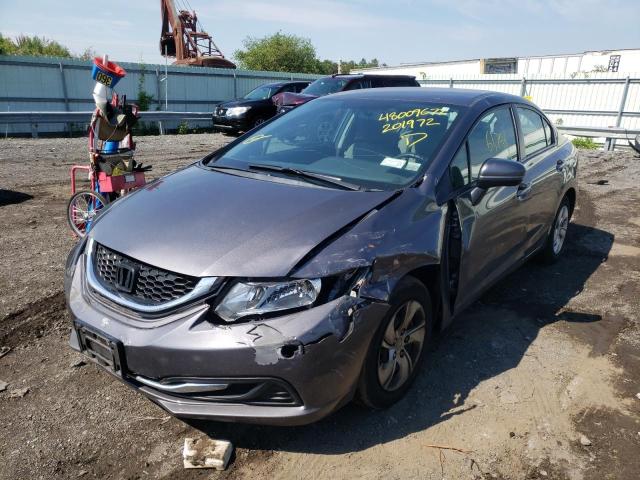 Foto 2 de la subasta – 2014 HONDA CIVIC LX con VIN 19XFB2F5XEE201972