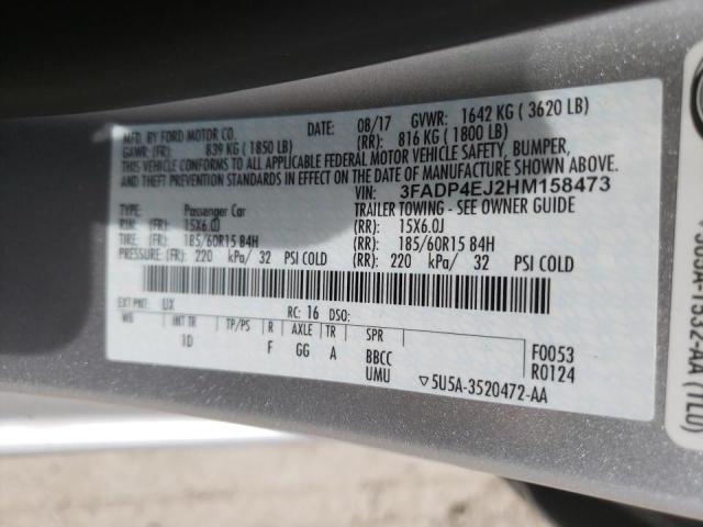 صورة رقم 10 من المزاد - 2017 FORD FIESTA SE مع VIN 3FADP4EJ2HM158473