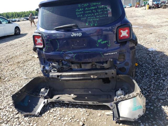 Photo 9 from auction – 2017 JEEP RENEGADE S with VIN ZACCJAAB5HPF51613