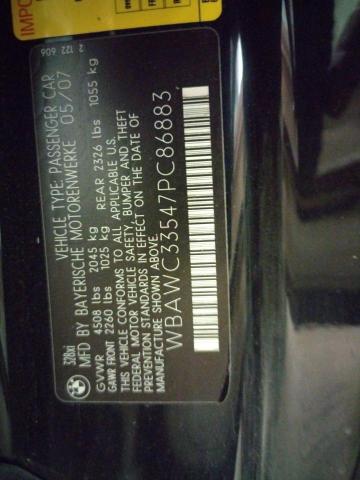 Photo 10 from auction – 2007 BMW 328 XI with VIN WBAWC33547PC86883