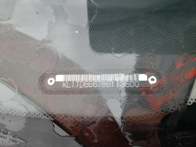Photo 10 from auction – 2008 CHEVROLET AVEO BASE with VIN KL1TD66678B113600