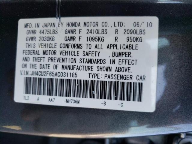 Photo 10 from auction – 2010 ACURA TSX with VIN JH4CU2F65AC031185