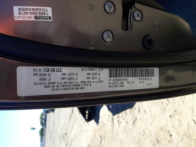 Photo 10 from auction – 2015 DODGE CHALLENGER with VIN 2C3CDZAG9FH787931