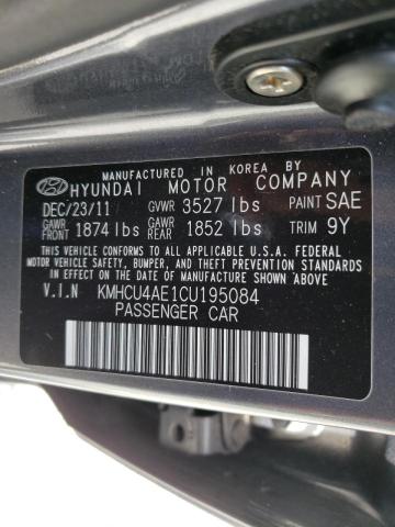 Photo 10 from auction – 2012 HYUNDAI ACCENT GLS with VIN KMHCU4AE1CU195084